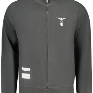 ACCADEMIA MILITARE FELPA CON ZIP UOMO NERO