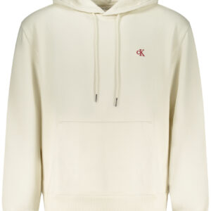 CALVIN KLEIN FELPA SENZA ZIP UOMO BIANCO