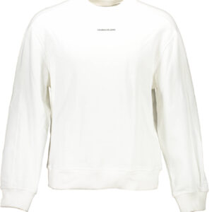 CALVIN KLEIN FELPA SENZA ZIP UOMO BIANCO