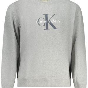 CALVIN KLEIN FELPA SENZA ZIP UOMO GRIGIO