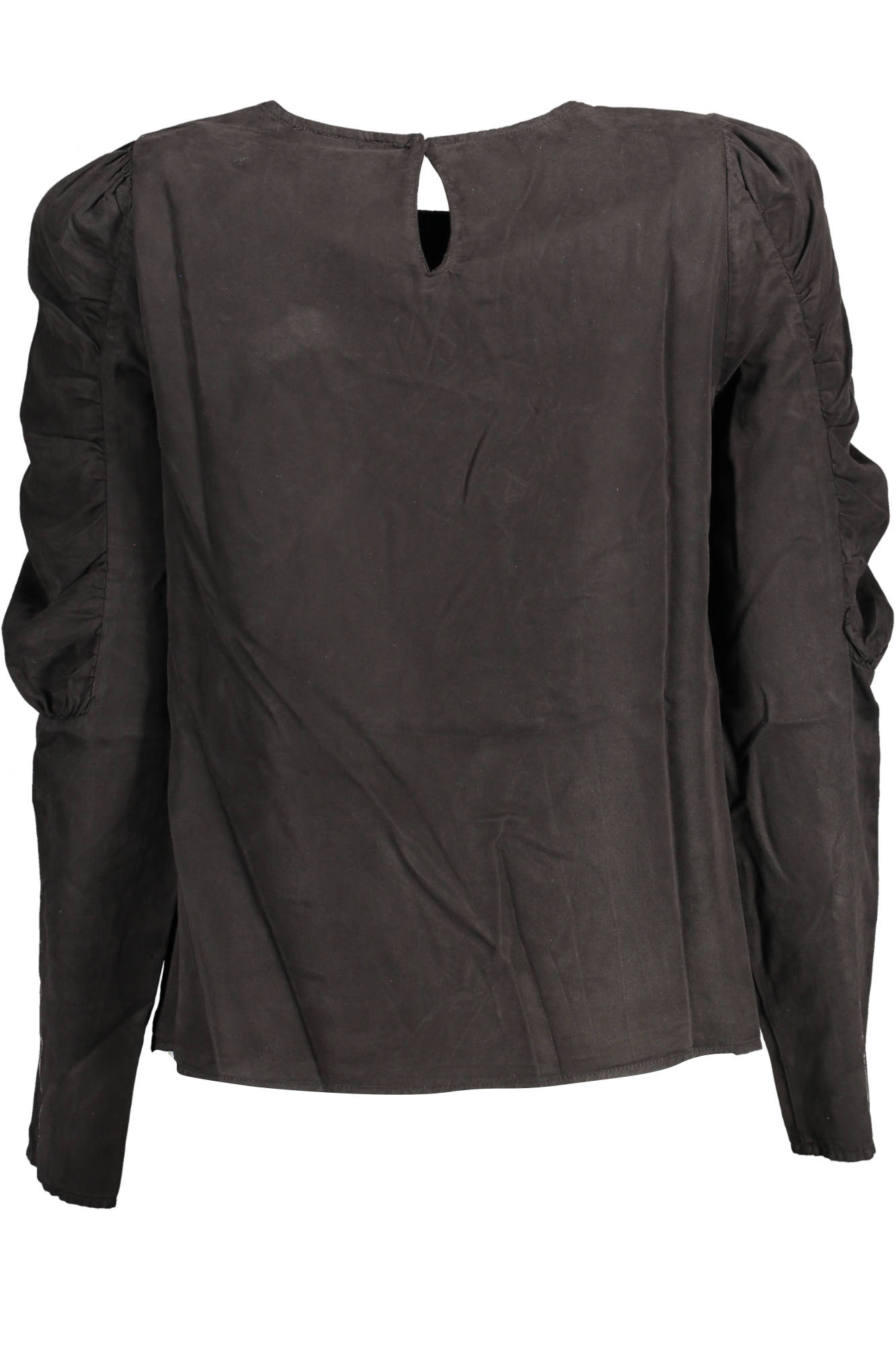 DESIGUAL CAMICIA MANICHE LUNGHE DONNA NERO - immagine 2