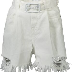 GAELLE PARIS PANTALONE SHORT DONNA BIANCO