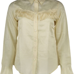 GANT CAMICIA MANICHE LUNGHE DONNA BEIGE