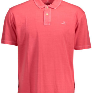 GANT POLO MANICHE CORTE UOMO ROSA