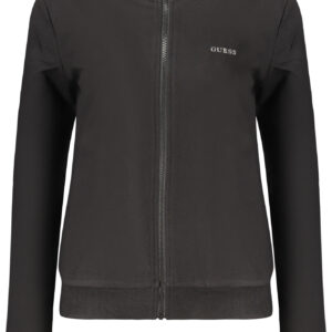 GUESS JEANS FELPA CON ZIP DONNA NERO