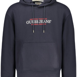 GUESS JEANS FELPA SENZA ZIP UOMO BLU