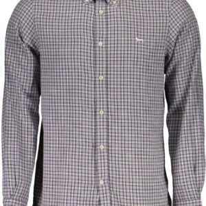 HARMONT & BLAINE CAMICIA MANICHE LUNGHE UOMO VIOLA