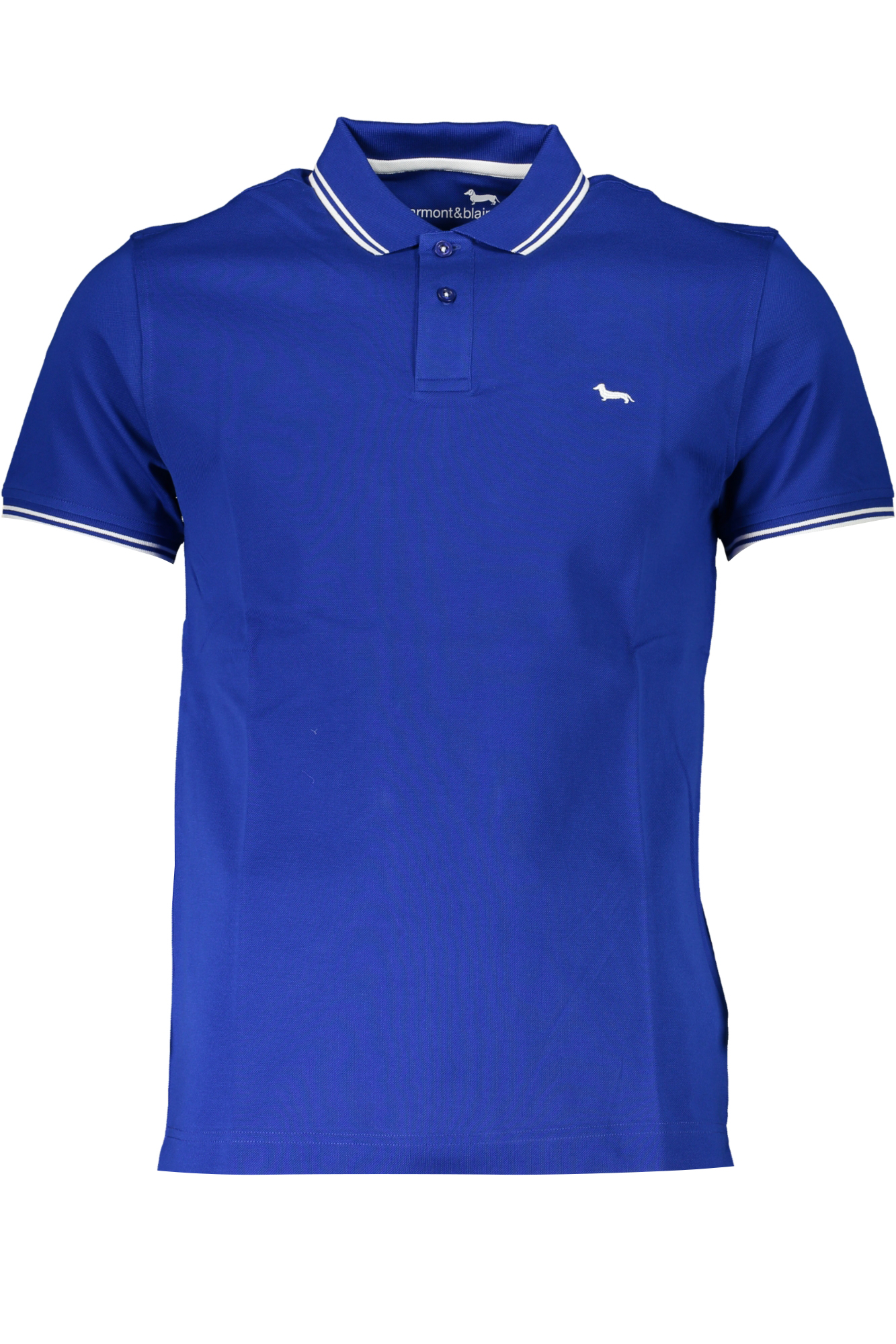 HARMONT & BLAINE POLO MANICHE CORTE UOMO BLU