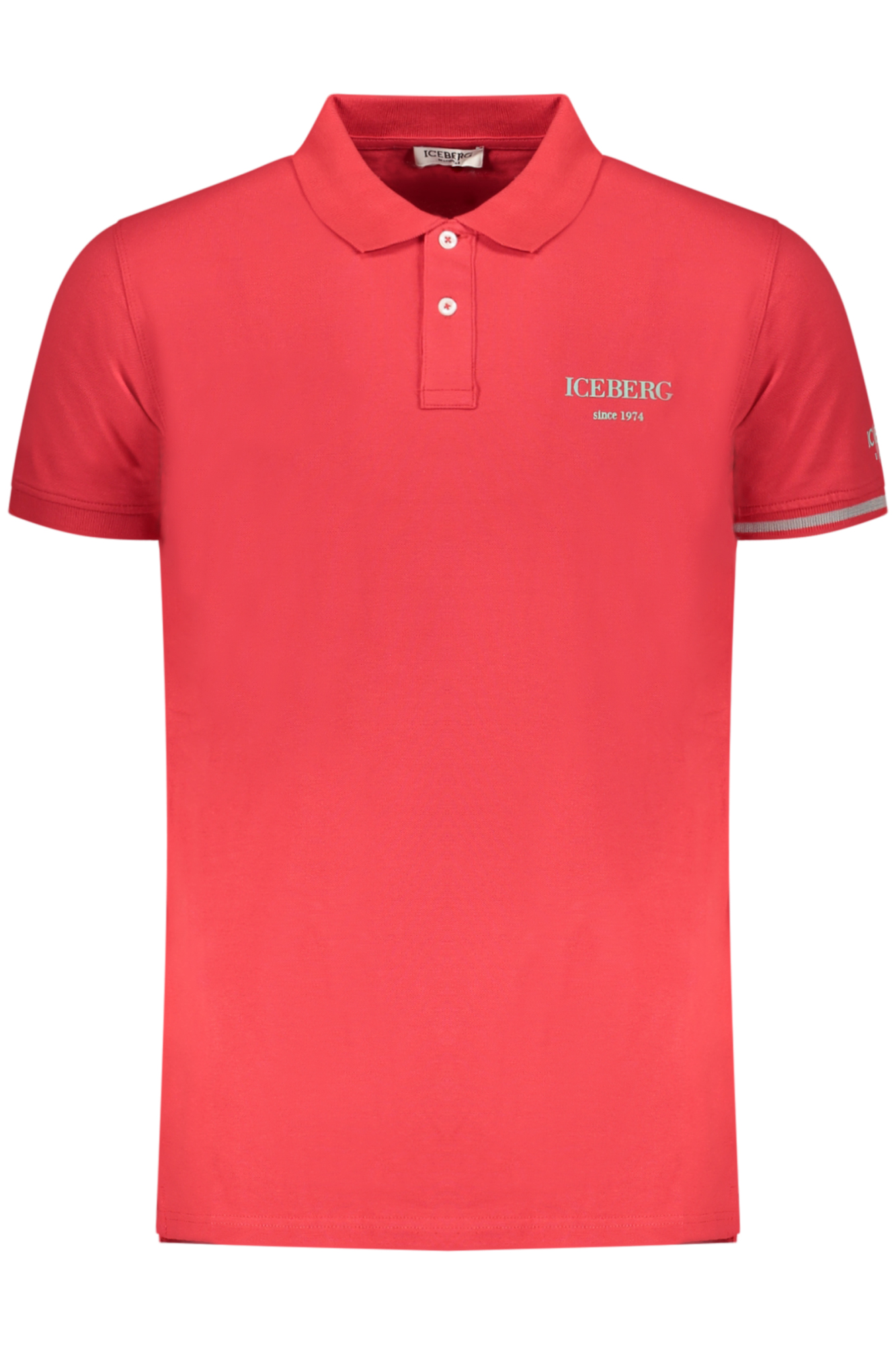 ICEBERG POLO MANICHE CORTE UOMO ROSSO