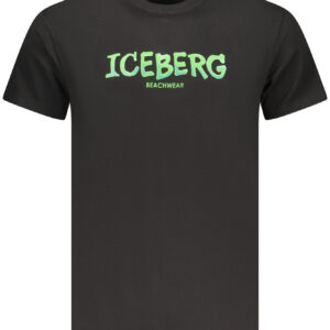ICEBERG T-SHIRT MANICHE CORTE UOMO NERO