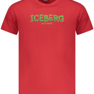 ICEBERG T-SHIRT MANICHE CORTE UOMO ROSSO