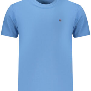 NAPAPIJRI T-SHIRT MANICHE CORTE UOMO AZZURRO
