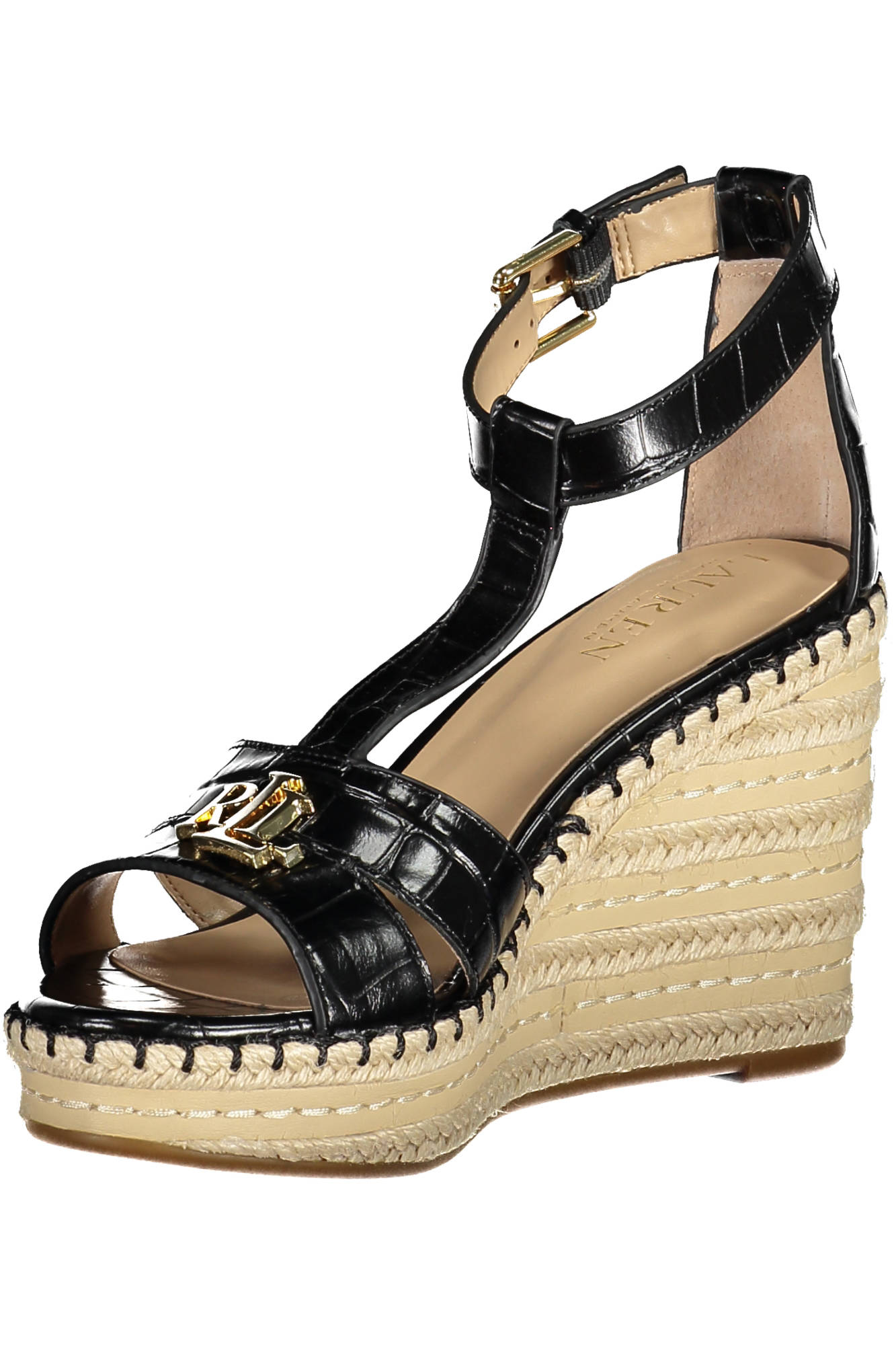RALPH LAUREN CALZATURA SANDALO DONNA NERO - immagine 3