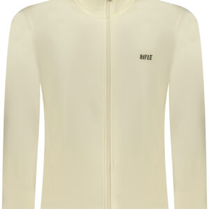 RIFLE FELPA CON ZIP UOMO BIANCO