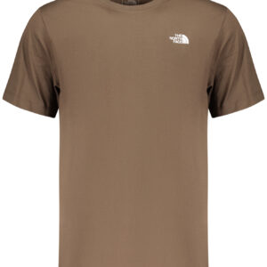 THE NORTH FACE T-SHIRT MANICHE CORTE UOMO MARRONE