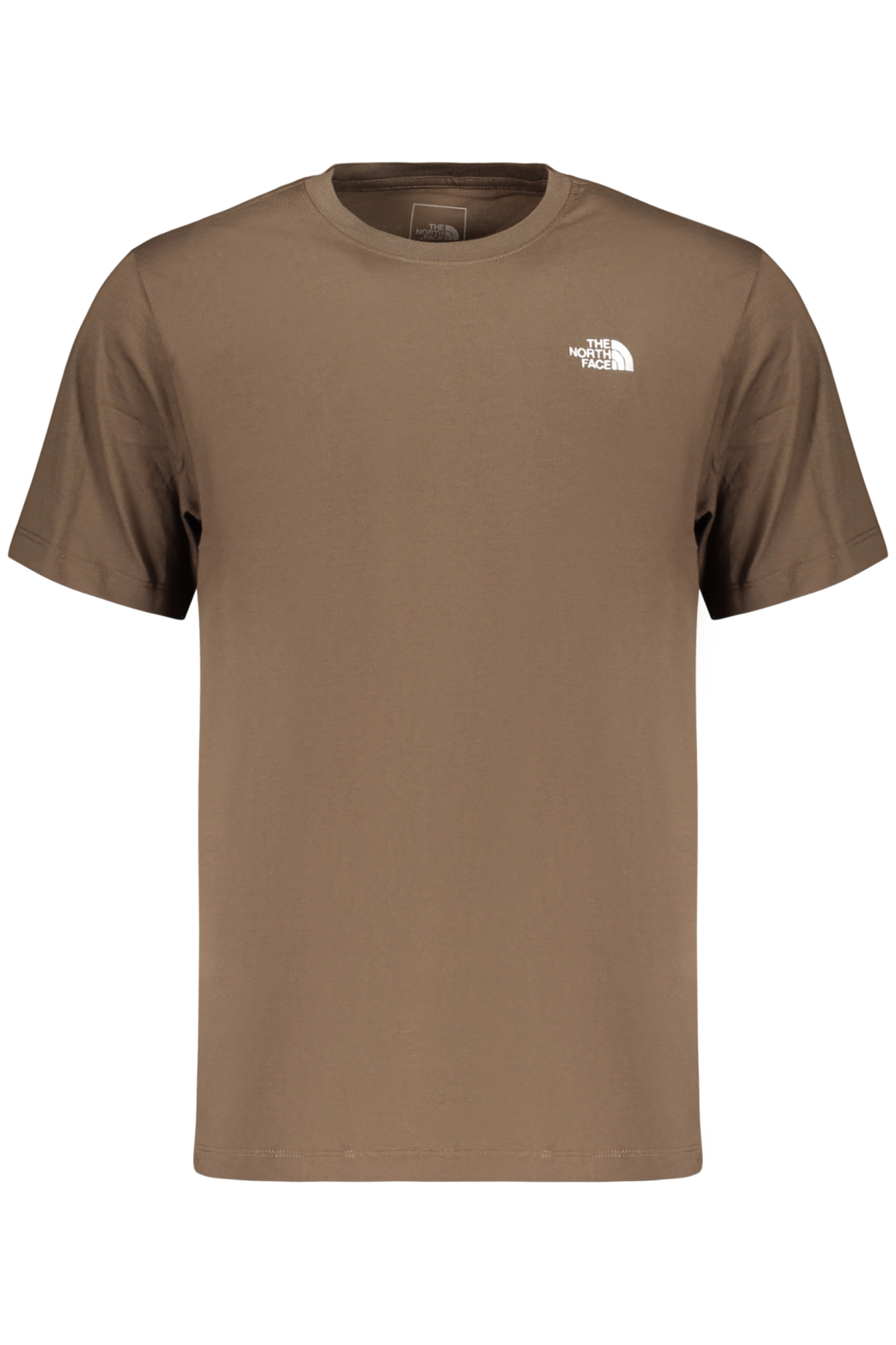 THE NORTH FACE T-SHIRT MANICHE CORTE UOMO MARRONE
