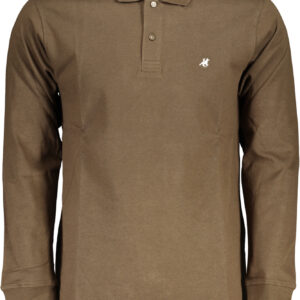 U.S. GRAND POLO MANICHE LUNGHE UOMO MARRONE