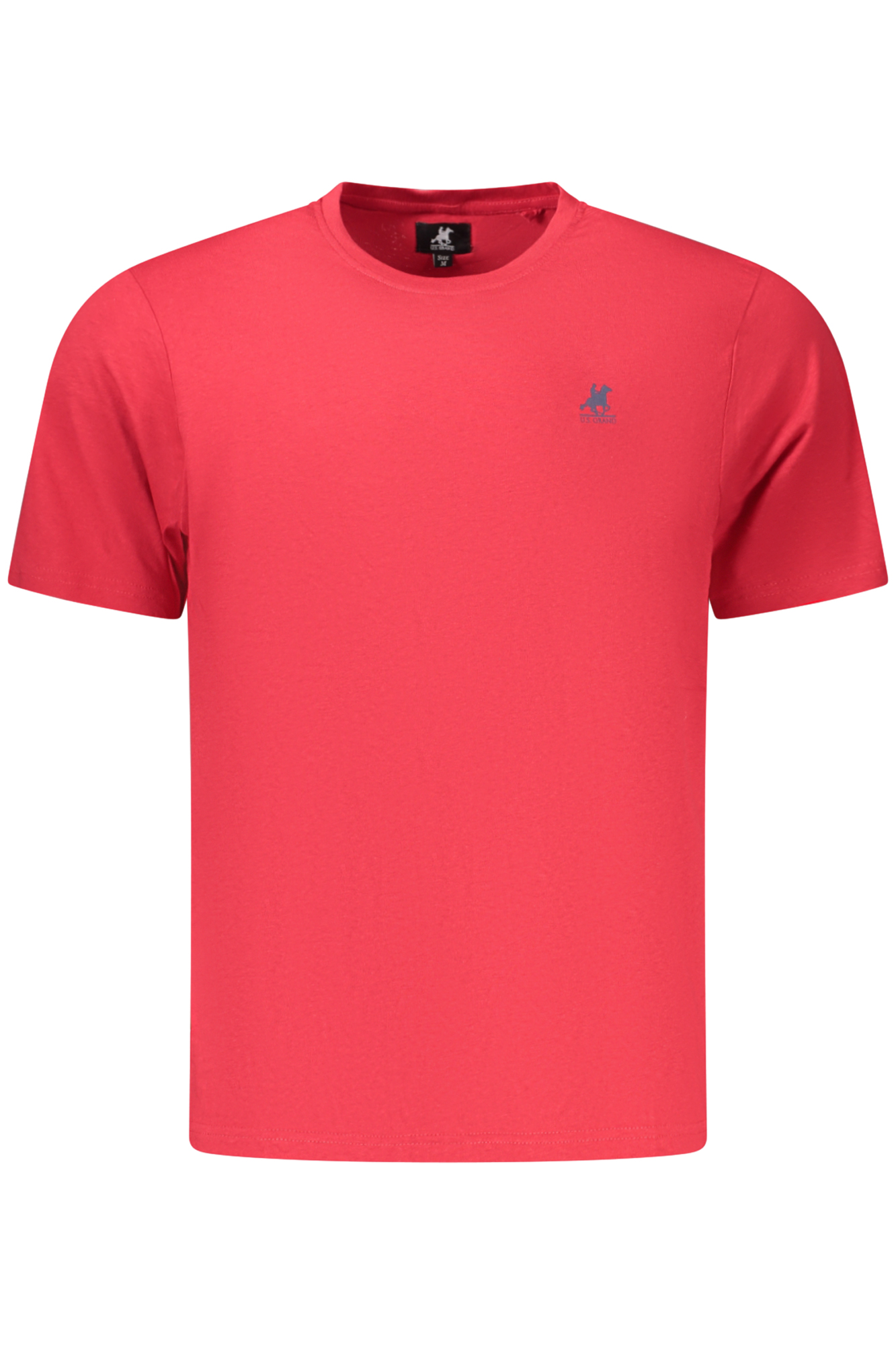 U.S. GRAND T-SHIRT MANICHE CORTE UOMO ROSSO