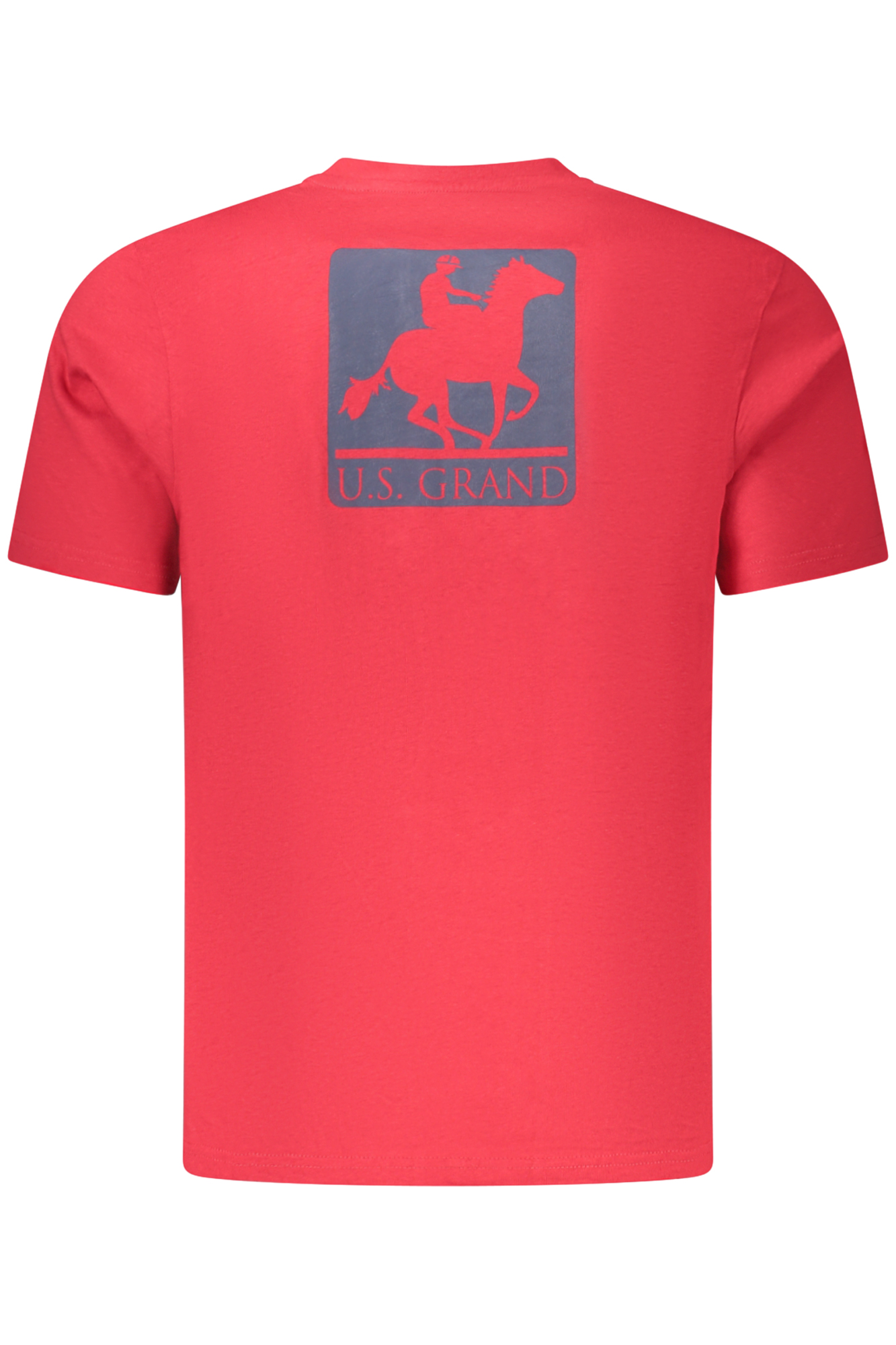 U.S. GRAND T-SHIRT MANICHE CORTE UOMO ROSSO - immagine 2