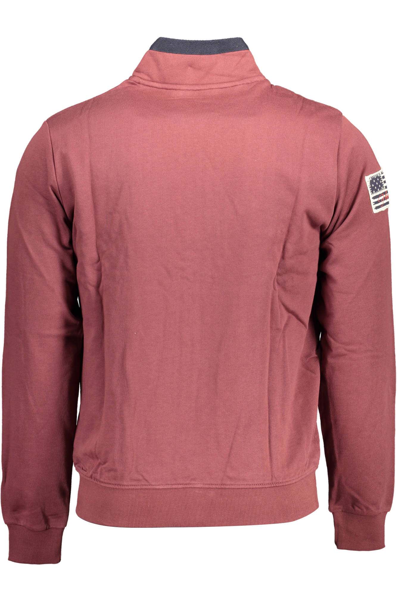 U.S. POLO ASSN. FELPA CON ZIP UOMO VIOLA - immagine 2