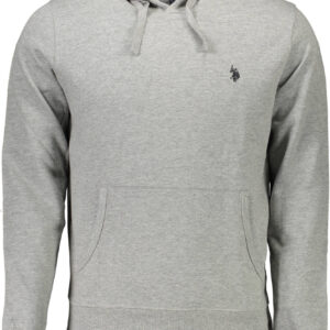 U.S. POLO ASSN. FELPA SENZA ZIP UOMO GRIGIO