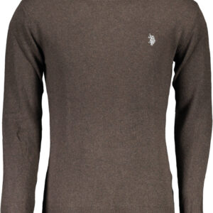 U.S. POLO ASSN. MAGLIONE UOMO MARRONE
